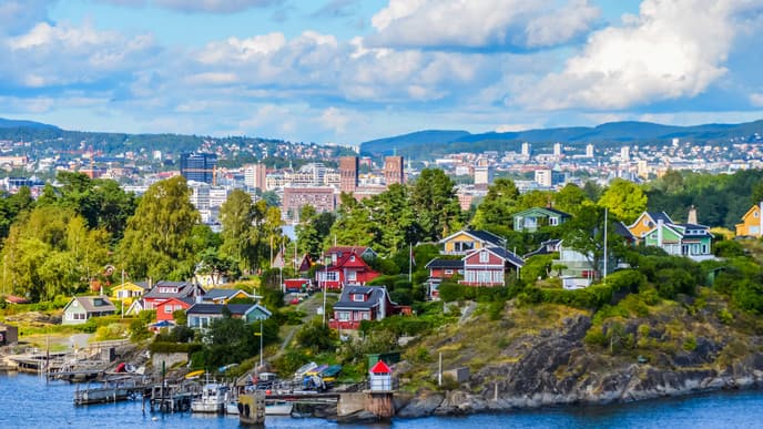 Arrival in Oslo