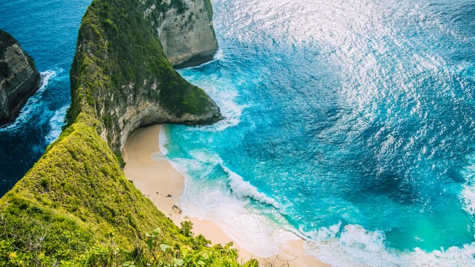 Scenic beaches & marine thills on Nusa Penida