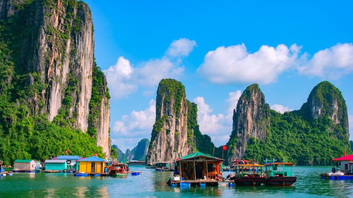 Cruise the waters of Ha Long Bay