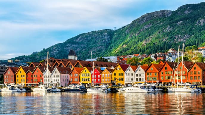 Ferry to spectacular Bergen
